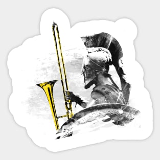 Trombone Warrior Sticker